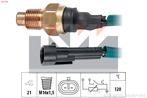 Senzor,temperatura lichid de racire 530 546 KW